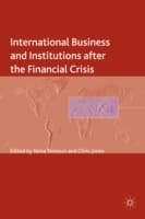 Cover von International Business and Institutions after the Financial Crisis