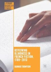 Cover von Reviewing Blindness in French Fiction, 1789-2013