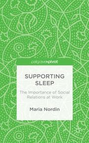 Cover von Supporting Sleep