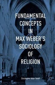 Cover von Fundamental Concepts in Max Weber's Sociology of Religion