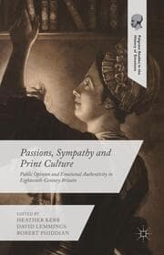 Cover von Passions, Sympathy and Print Culture