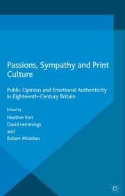 Cover von Passions, Sympathy and Print Culture