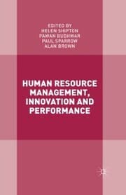 Cover von Human Resource Management, Innovation and Performance