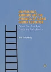 Cover von Universities, Rankings and the Dynamics of Global Higher Education