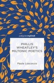 Cover von Phillis Wheatley's Miltonic Poetics