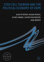 Cover von Stem Cell Tourism and the Political Economy of Hope
