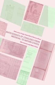 Cover von Antecedents of Censuses from Medieval to Nation States