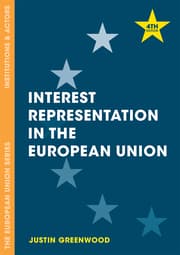 Cover von Interest Representation in the European Union