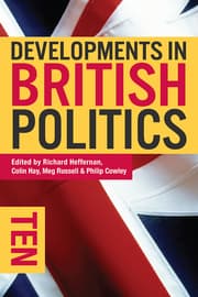 Cover von Developments in British Politics 10