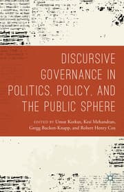 Cover von Discursive Governance in Politics, Policy, and the Public Sphere