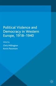 Cover von Political Violence and Democracy in Western Europe, 1918-1940