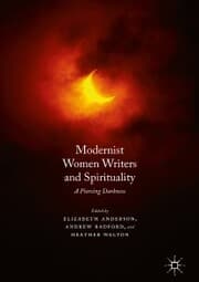 Cover von Modernist Women Writers and Spirituality