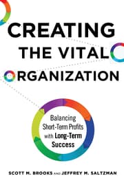 Cover von Creating the Vital Organization