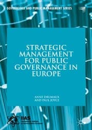 Cover von Strategic Management for Public Governance in Europe