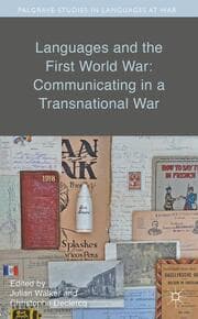 Cover von Languages and the First World War: Communicating in a Transnational War