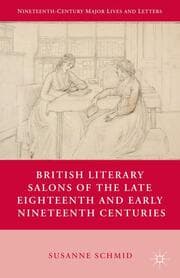 Cover von British Literary Salons of the Late Eighteenth and Early Nineteenth Centuries