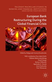 Cover von European Bank Restructuring During the Global Financial Crisis