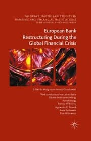 Cover von European Bank Restructuring During the Global Financial Crisis