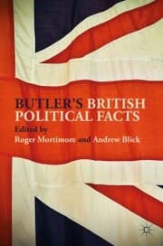 Cover von Butler's British Political Facts