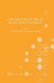 Cover von Contemporary Issues in Microeconomics