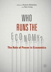 Cover von Who Runs the Economy?
