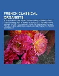 Cover von French classical organists
