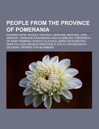 Cover von People from the Province of Pomerania