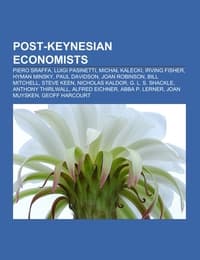 Cover von Post-Keynesian economists