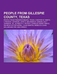 Cover von People from Gillespie County, Texas