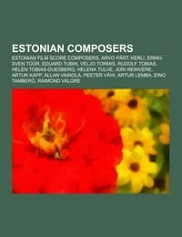 Cover von Estonian composers