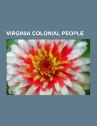 Cover von Virginia colonial people