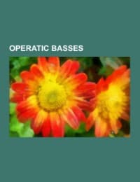 Cover von Operatic basses