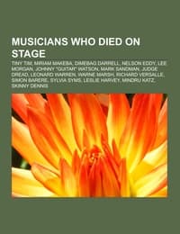 Cover von Musicians who died on stage