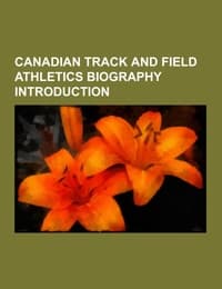 Cover von Canadian track and field athletics biography Introduction