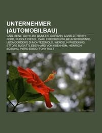 Cover von Unternehmer (Automobilbau)