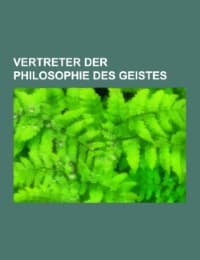 Cover von Vertreter der Philosophie des Geistes