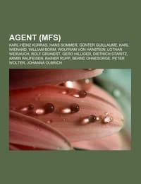 Cover von Agent (MfS)