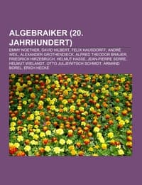 Cover von Algebraiker (20. Jahrhundert)