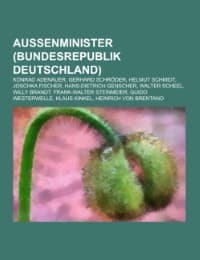 Cover von Außenminister (Bundesrepublik Deutschland)