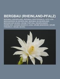 Cover von Bergbau (Rheinland-Pfalz)