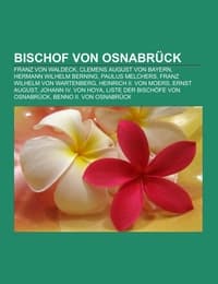 Cover von Bischof von Osnabrück