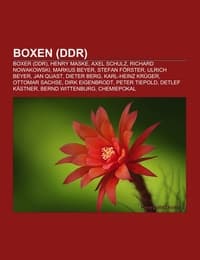 Cover von Boxen (DDR)