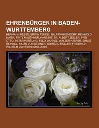 Cover von Ehrenbürger in Baden-Württemberg