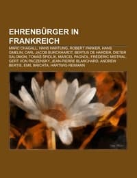 Cover von Ehrenbürger in Frankreich