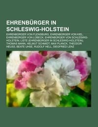 Cover von Ehrenbürger in Schleswig-Holstein