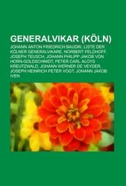 Cover von Generalvikar (Köln)