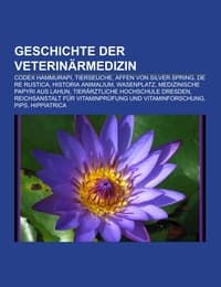 Cover von Geschichte der Veterinärmedizin
