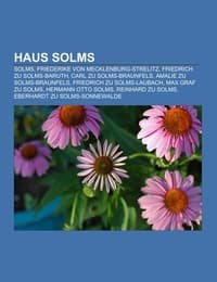 Cover von Haus Solms