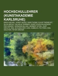 Cover von Hochschullehrer (Kunstakademie Karlsruhe)