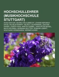 Cover von Hochschullehrer (Musikhochschule Stuttgart)